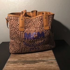 MCM LIZ Reversible COGNAC